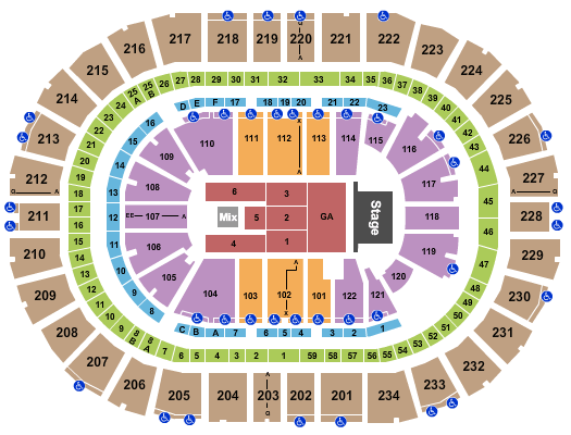 PPG Paints Arena Dave Matthews Band Seating Chart