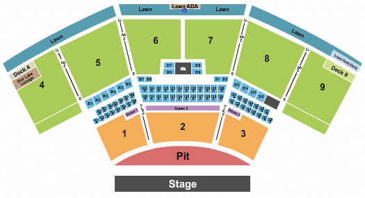 The Pavilion At Star Lake Dave Matthews Band Seating Chart